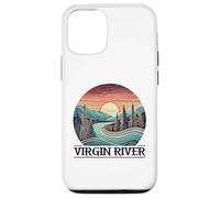 Custodia per iPhone 12/12 Pro Virgin River T-Shirt Retro Minimalist River Virgin