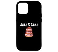Custodia per iPhone 12/12 Pro Wake & Cake Costume Funny Cake Baker Decorator Meme Costume