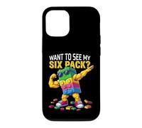 Custodia per iPhone 12/12 Pro Want To See MY Six Pack Funny Blocks Bricks Master Builder