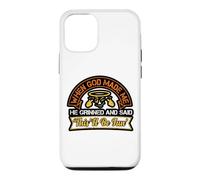 Custodia per iPhone 12/12 Pro When God Made Me Grinned Sarcastico Christian Citazione