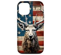Custodia per iPhone 12/12 Pro Whitetail Deer Buck Hunting Vintage Hunter American USA