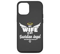 Custodia per iPhone 12/12 Pro Wife Is My Angel She Watches Over Me In Memory