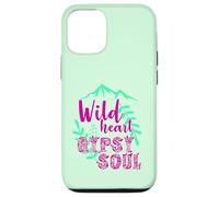 Custodia per iPhone 12/12 Pro Wild Heart Gypsy Soul Boho Mountain Nature Design