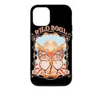 Custodia per iPhone 12/12 Pro Wild Soul Farfalla Mistico Retro Art