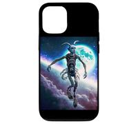 Custodia per iPhone 12/12 Pro Wild Wendigo Skinwalker in Space Illustration Graphic Design