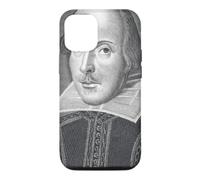 Custodia per iPhone 12/12 Pro William Shakespeare Ritratto Teatro Scrittore Storico