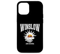 Custodia per iPhone 12/12 Pro Winslow Arizona Alba Nel Deserto Vintage Stile Atletico