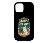 Custodia per iPhone 12/12 Pro WINTER TRAIL MILES Ciaspole Escursione Sentiero Inverno