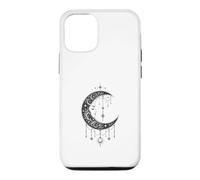 Custodia per iPhone 12/12 Pro Witchy Crescent Moon Gothic Celestial Lunar Design