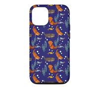 Custodia per iPhone 12/12 Pro Womens Girls Kids Pattern Sea Otter Lover