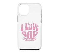 Custodia per iPhone 12/12 Pro Womens I Love Bad Choices Ironic Heart