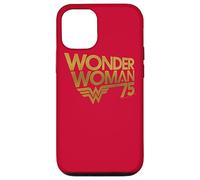Custodia per iPhone 12/12 Pro Wonder Woman 75th Anniversary Gold Logo