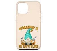 Custodia per iPhone 12/12 Pro Woodworker Funny Saying Woodworking Gnome For Carpenters
