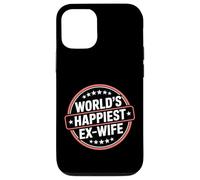 Custodia per iPhone 12/12 Pro World's Happiest Ex Wife -