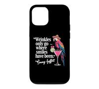 Custodia per iPhone 12/12 Pro Wrinkles Only Go Where Smiles Have Been Cute Parrot Mexican