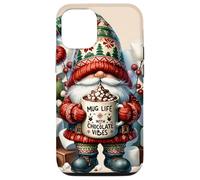 Custodia per iPhone 12/12 Pro Xmas Hot Chocolate Gnome For Women And Christmas Mug