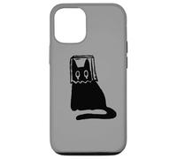 Custodia per iPhone 12/12 Pro Y2K 90s - Gatto che si vergogna Tomcat in sacco maschera