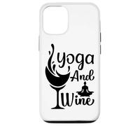 Custodia per iPhone 12/12 Pro Yoga E Meditazione Vino Posa Wine Lover Relax