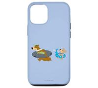Custodia per iPhone 12/12 Pro Yogi Bear Yogi and Boo Boo Going Swimming