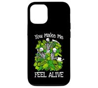 Custodia per iPhone 12/12 Pro You Make Me Feel Alive Plant Lover Scheletro Giardiniere gotico