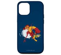 Custodia per iPhone 12/12 Pro Young Justice Splatter Art Kid Flash Logo