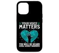 Custodia per iPhone 12/12 Pro Your Voice Matters Support Sexual Assault Awareness Gifts