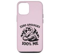 Custodia per iPhone 12/12 Pro Zero scuse 100 Me Confident Flamingo