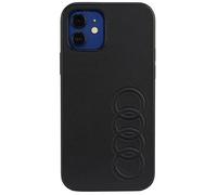 Custodia per iPhone 12 Audi in pelle sintetica nera