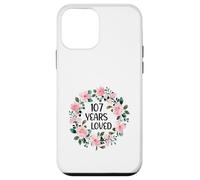 Custodia per iPhone 12 mini 107 Years Loved Women Men 107 Years Old Cool 107th Birthday