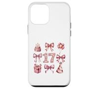 Custodia per iPhone 12 mini 17° Compleanno Ragazza Coquette Fiocchi Rosa Diciassette Anni