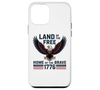 Custodia per iPhone 12 mini 1776 USA Terra Aquila della Libera Casa dei Coraggiosi Patriottici