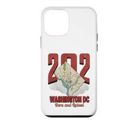 Custodia per iPhone 12 mini 202 Mappa della città natale di Washington DC Born and Raised