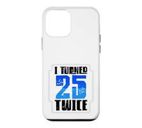 Custodia per iPhone 12 mini 50° compleanno Humor Ho compiuto 25 anni due volte