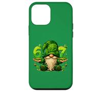 Custodia per iPhone 12 mini 67 Six Seven Meme St Patricks Day Gnomo divertente trifoglio irlandese