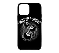 Custodia per iPhone 12 mini 8 Ball Pool Player Shut Up and Shoot Billiards Gift
