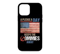 Custodia per iPhone 12 mini A Pledge A Day Keeps The Commies Away American Flag America