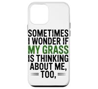 Custodia per iPhone 12 mini A Volte Mi Chiedo Se Erba Stia Pensando Troppo
