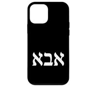 Custodia per iPhone 12 mini Abba Padre Lettere Ebraiche Papà Biblico Israele Versetto Biblico