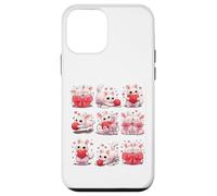 Custodia per iPhone 12 mini Adorable Bunny with Hearts and Yarn
