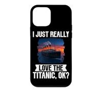 Custodia per iPhone 12 mini Adoro davvero la nave Titanic RMS Titanic Icebearg