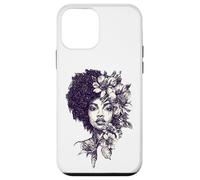 Custodia per iPhone 12 mini Afro bella Donna nera Africa Cultura e Tradizione africana