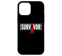 Custodia per iPhone 12 mini Aids Survivor Hiv Nastro rosso aiuta guerriero - Giornata mondiale dell'aiuto