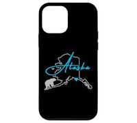 Custodia per iPhone 12 mini Alaska America con l'orso polare