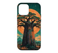Custodia per iPhone 12 mini Albero di Baobab Sotto Un Cielo Pieno Di Stelle