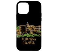 Custodia per iPhone 12 mini Alhambra Granada Spagna Viaggio Souvenir Città Landmark Gift