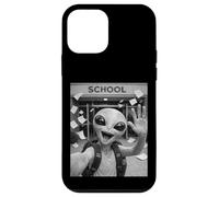 Custodia per iPhone 12 mini Alien Ultimo Giorno Di Scuola Summer Break Divertente Meme Selfie