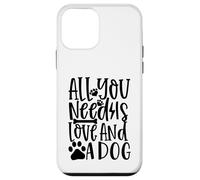 Custodia per iPhone 12 mini All You Need Is Love And A Dog Lovers Celebration