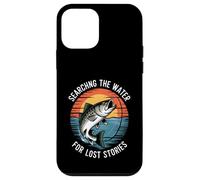Custodia per iPhone 12 mini Alla ricerca dell'acqua per storie perdute Bass Fishing