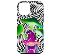 Custodia per iPhone 12 mini Alt Gnome Scacchiera Fungo Art