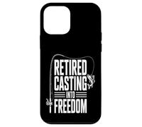 Custodia per iPhone 12 mini Amante della pesca in pensione Casting in libertà